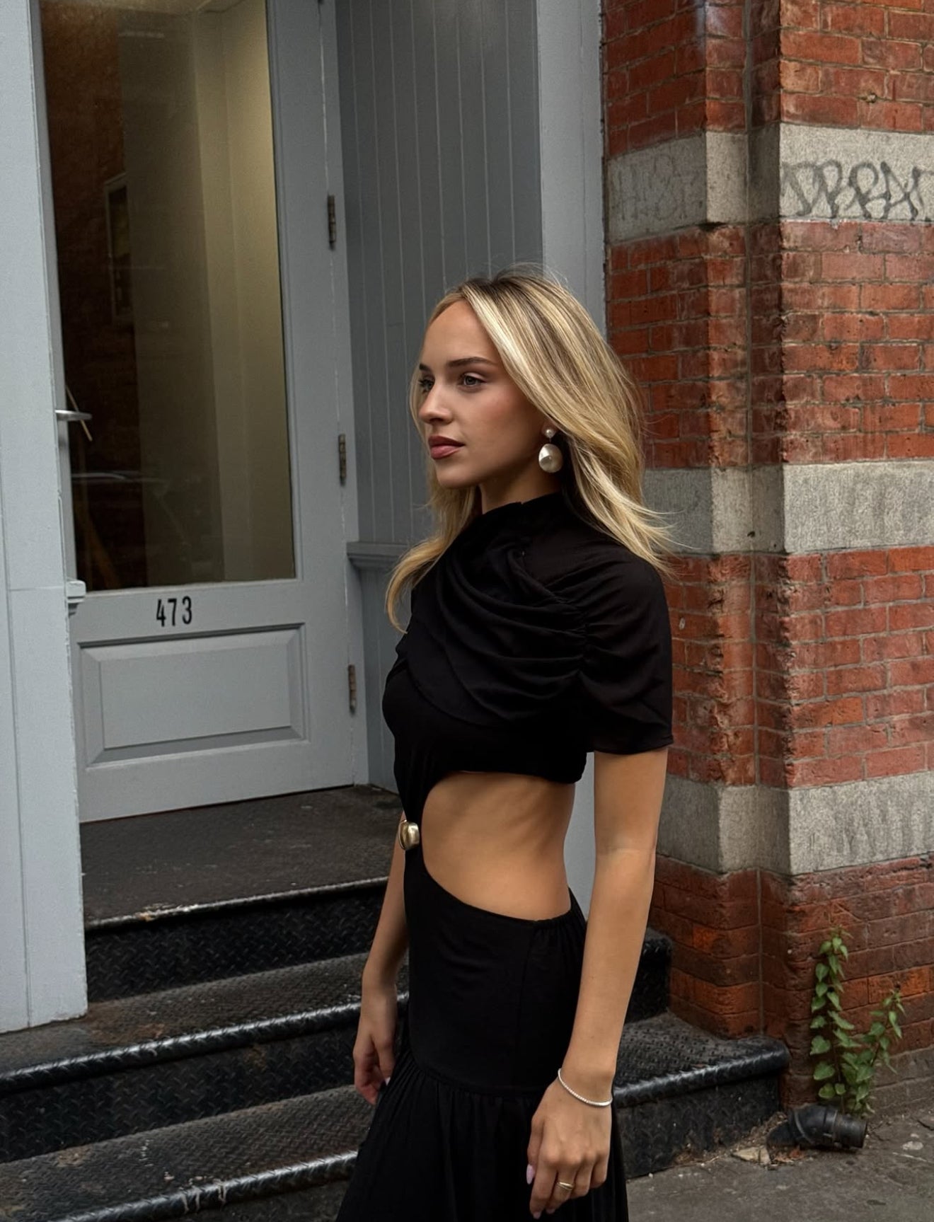 Georgina Chiffon Midi Dress