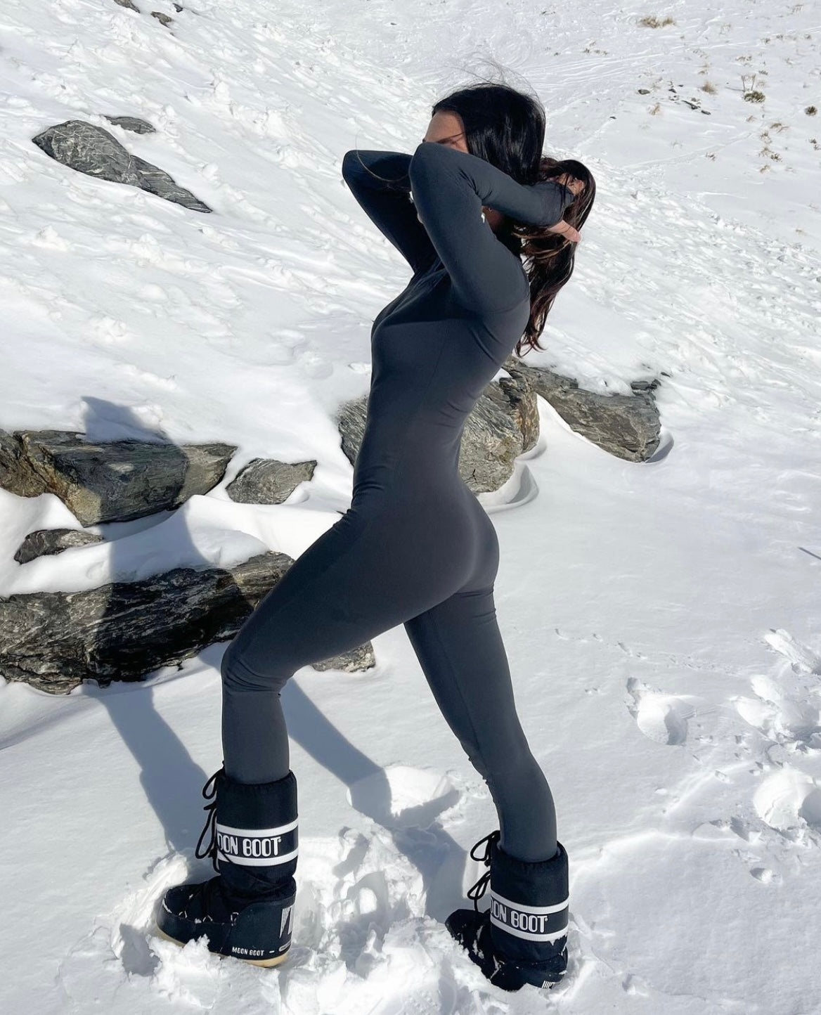 Prix Jumpsuit Charcoal